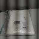 NICETOWN White Semi Sheer Living Room Curtains 108 inches Long, Rod Pocket & Back Tab Faux Linen Window Treatments Privacy with Light Filtering for Bedroom, W42 x L108, 2 Panels