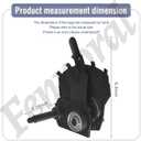 Left Front Wheel Adjuster 581497907,Compatible with Husqvarna HU550 HU675 HU725 HU800
