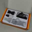 Oneisall Dog Clippers with Double Blades,Cordless Small Pet Hair Grooming Trimmer,Low Noise for Trimming Dog's Hair Around Paws, Eyes, Ears, Face, Rump (Black)