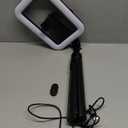 M MYBAT PRO Selfie Ring Light with 72" Tripod Stand - Extendable Selfie Stick with Light for Phone, Live Streaming, Makeup, Travel, Gaming, Video, Includes Phone Holder& USB-C Powered