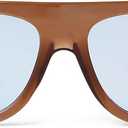 ADE WU Trendy Aviator Sunglasses Retro 70S 80S Oversized Pilot Sun Glasses