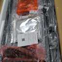 Huuger 63 Inch LED TV Stand for 65 70 Inch TV, Entertainment Center with Open Shelves and Power Outlets, TV Console for Living Room, Media Console with Drawers, Grey, 8779HC