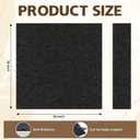 3 Pack Recliner Floor Protectors 30"x 30", Non-Slip Felt Furniture Pads for Hardwood Floors & Carpet, Anti-Slide Felt Mats to Prevent Furniture Moving & Scratching