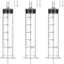 30 Pack 10 ml Syringe Without Needle, Syringe with Cap Individually Wrapped, for Liquids, Scientific Labs, Measurement, Dispensing