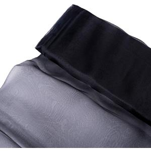 BalsaCircle 54-Inch x 10 Yards Black Chiffon Fabric by The Bolt - Sewing Craft Wedding Favors Supplies