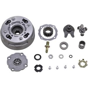 TRKIMAL Semi Auto Clutch Assembly 17Teeth For 50cc 70cc 90cc 110cc 125cc 135cc Engine Dirt Bikes ATV Quad Go-Kart Taotao Kazuma (17Teeth)