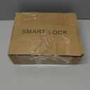 Fingerprint Door Lock Biometric Smart Door Knob Keyless Entry Door Lock One-Touch Lock & Unlock Electronic Touchscreen Keypad Lock with Handle, Door Locks for Front Door Bedroom Hotel Office Apartment