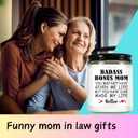 Gifts for Mother in Law, Birthday Gift for Bonus Mom, Stepmom, Mother of The Groom from Daughter Son, White