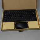 TECKNET Wireless Keyboard and Mouse Combo, Mini Cordless Computer Keyboard and Mouse Set 2.4GHz, Silent Adjustable 1600 DPI, Quiet Click, Lag-Free for Computer, Laptop, PC, Windows, Mac, Chrome OS (Black)