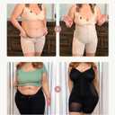 FeelinGirl Shapewear Shorts Underwear Butt Lifting Panties High Waist Tummy Control Compression Shorts for Women (Beige, XXXL)