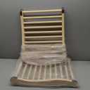 2026 Upgraded Premium Red Cedar Wood Sauna Backrest, Sauna Accessories with Non-Slip Pad, S-Shaped Ergonomic Design, Sauna Chair with Backrest, for Infrared Sauna and All Barrel Saunas, Handmade, 21"