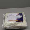 JS Sanders Top Split Head Queen Sheets Set - 4 Pcs, 100% Cotton Half Split Queen Sheets Sets for Adjustable Bed - 18" Deep Pocket, 34 Inch Sheet Set Soft, Easy-Fit, Breathable - Ivory