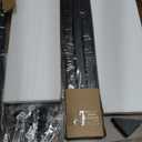 SRIWATANA Side Table, End Table, Vintage C-Shaped Couch Table for Sofa Laptop Coffee Snack, Walnut