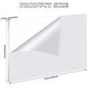 Roowest 2 Pcs 24 x 48 Inch, 3/16 Inch Thick Clear Acrylic Sheet Plastic Sheet Cut to Size Acrylic Board Panel for Craft Engraving Display