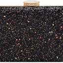 CARIEDO Women's Sparkling Clutch Purse Elegant Glitter Evening Bags Bling Evening Handbag for Dance Wedding Party Prom Bride