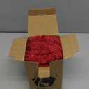 Kevin Textile Valentines Pillow Covers Cushion Cases Throw Pillow Cover Stripe Pattern Decorative Soft Corduroy Cushion Covers Stripes for Living Room Set of 2 18x18 Inch Burgundy