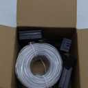 YEGUO Solar Christmas Lights Outdoor Waterproof, 2 Packs Each 33ft 100 LED Rope Lights, 8 Modes Fairy String Lights in Clear Thin Tube for Camping Fence Patio Garden Trampoline Deck (Purple)