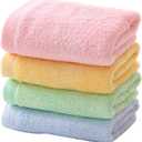 Hand Towels, Baby Wash Cloth Set of 8-Pack, 10'' x 20'', Multi-Purpose Fingertip Towels, Super Softness Face Cloths for Baby, Kids, Bathroom, Hote, Spa, Kitchen