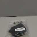 SHEKINI Women's Thong Bikini Bottom High Cut V Cheeky Brazilian Swimsuit Bottom (Large, Manhattan Black)