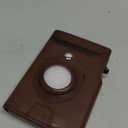 Smart Apple Air tag Wallet: RFID Leather Pop up Card Wallet with Airtag Holder - Gift for Man Husband at Anniversay Brithday (Leather Brown J7)