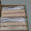 2Pcs 7 Colors 6" Wood LED Light Base with Blank Acrylic Sheet Clear Cast Plexiglass for LED Light Base Signs DIY Display Projects Craft