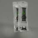 2 x Christmas Watch Bands for Apple Watch Band 38/40/41/42/44/49mm for Men Women, Silicone Waterproof Adjustable Printed Smartwatch Strap for iWatch Series 9 8 7 6 5 4 3 2 1 SE Replacement Wristband Gifts (Green Christmas Tree)