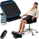 LifePro Foot Massager for Neuropathy - Relaxing Calf and Foot Therapy with Heat Option for Maximum Soothing Relief - Massager for Blood Circulation and Revitalization (Blue)