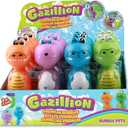 Gazillion Bubbles Bubble Pets Party Pack - Fun Kids Bubbles With 4 Colors, Refillable Bottle Solution, Ages 3+