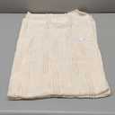 Aormenzy Cable Knit Throw Blankets 30 x 40 Inches, Soft Cozy and Lightweight Knitted Blanket, Machine Washable 100 Percent Acrylic Blanket, Decorative Throw Blanket for Couch Sofa Bed, Cream White