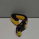 Tool Belt with Plastic Buckle, 2-Inch Adjustable Electrician Work Belt, Adjusts to Fit a 57-Inch(145cm) Waist, Double Webbing Heavy Duty Work Tool Belt - Black and Yellow