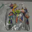 Cat Wall Art Metal, Mid Century Retro Cat Art Wall Decor, Colorful Gifts for Cat Lovers (10.6"x15.7")