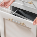 4 Pack Cabinet Protectors for Kitchen Cabinets, 18" Length Clear Cabinet Door Protector Edge Guard 3/4" Thick for Kitchen Drawer Fronts, Slip-On Plastic Edge Guard to Protect Sink & Trash Drawer | Clear PVC Edge Guard with 3/4" Thickness and 0.65" Height, Slip-On Plastic Edge Guard to Protect Sink & Trash Drawer