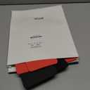 JolliLudo 8 Pcs 6.5 x 5 Inch Snowboard Shin Pads Foam Ski Shin Guards 2 Colors Padded Ski Boot Inserts Liner and Foot Friction Shins Bang Protection for Sports Skiing Snowboarding(Black, Red)