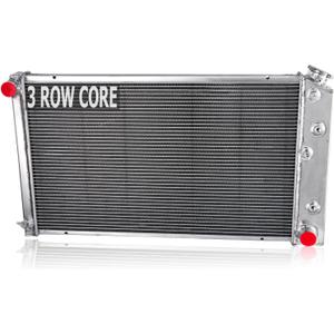 Radiator 3 Row for 1971-1990 Chevy C10 C20 C30 K10 K20 K30 Caprice GMC C1500 C2500 C3500 K15 Olds 1972 1973 1974 1975 1976 1977 1978 1979 1980 1981 1982 1983 1984 1985 1986 1987 1988 1989 4.1L