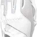Zero Friction Women's Compression-Fit Synthetic Golf Gloves, Universal Fit (White)