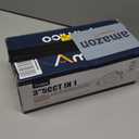 Amico 3 Inch 6 Pack 5CCT Eyeball LED Recessed Lighting, 360 Adjustable Rotation Gimbal Directional Downlight, Dimmable, 2700K/3000K/3500K/4000K/5000K Selectable, 8W 600LM CRI90+, White, ETL&FCC