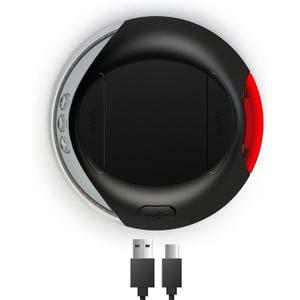 FLEXI LED Lighting System for flexi Retractable Leashes with Rechargeable Battery - Splashproof - Black