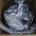 LED Color Changing Water Flow Halloween Cauldron Light with Witches Magic Floating Potion Bottles Indoor Effect Spooky Decoration for Home Table, Room, Party (Black)