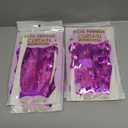 4 Pack 3.2Ft x 8.2Ft Fuchsia Fringe Curtain Backdrop, Sparkle Metallic Tinsel Foil Fringe Streamers Background for Photo Booth Birthday Wedding Baby Shower Halloween Christmas Party Decorations