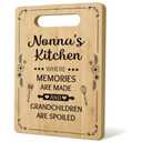 Nonna Gifts Cutting Board Chopping Board, Nonna Gifts from Grandkids, Gifts for Nonna Grandma, Grandma Kitchen Gifts, Grandma Birthday Gifts, Nonna's Kitchen Decorative Bamboo Cutting Board