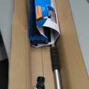 Camco RV Flow-Through Wash Brush - Features an Adjustable Handle, a Standard Garden Hose Connection, and an On/Off Button to Control Water Flow (43633)