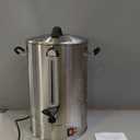 Commercial Coffee Urn 24L 160Cup Stainless Steel Quick Brew Hot Dispenser for Catering, Commercial Grade Large Capacity Coffee Maker For Meeting Rooms, Church, School, Stainless Steel