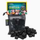 NATIONAL GEOGRAPHIC Rock Tumbling Media GemFoam Reusable Rock Polisher Foam, Use After Rock Tumbling Grit Cycles, Adds Shine to Tumbled Rocks and Minerals, Rock Tumbling Supplies