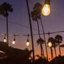 S14 Incandescent Edison Light Bulbs - 11W Vintage Clear Glass Bulbs with E26 Medium ScrewBase, Warm Filament Replacement Bulbs for Outdoor Patio Garden String Lights, 20 Pack