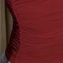 SOLY HUX Women's Ruched Tank Top One Shoulder Asymmetrical Neck Slim Fitted Summer Tops (S)