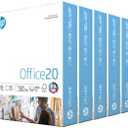 HP Printer Paper | 8.5 x 11 Paper | Office 20 lb | 10 Ream Case - 5000 Sheets | 92 Bright | Made in USA - FSC Certified | 112110C