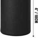 Pen Holder for Desk Pencil Organizer Cute Cup Holders Aesthetic (Black, 3.94" x3.15" x3.15")