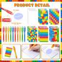 DMIGHT 90PCS Building Block Birthday Party Favors Supplies Birthday decorations Goodie Bag Stuffer Kids Boys Toy Gifts Christmas Carnival Classroom Prize