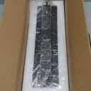 WOSHITU LED Wall Sconce Light: 19 Inch Black Modern Sconces Wall Lighting 3000K Dimmable Crystal Wall Lamps Indoor Bathroom Sconce Wall Mount Light Fixtures for Living Room/Bedroom/Hallway