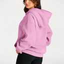Trendy Queen Womens Oversized Hoodies Fleece Sweatshirts Fall Fashion Pullover Sweaters Winter Clothes (Pink, XL)